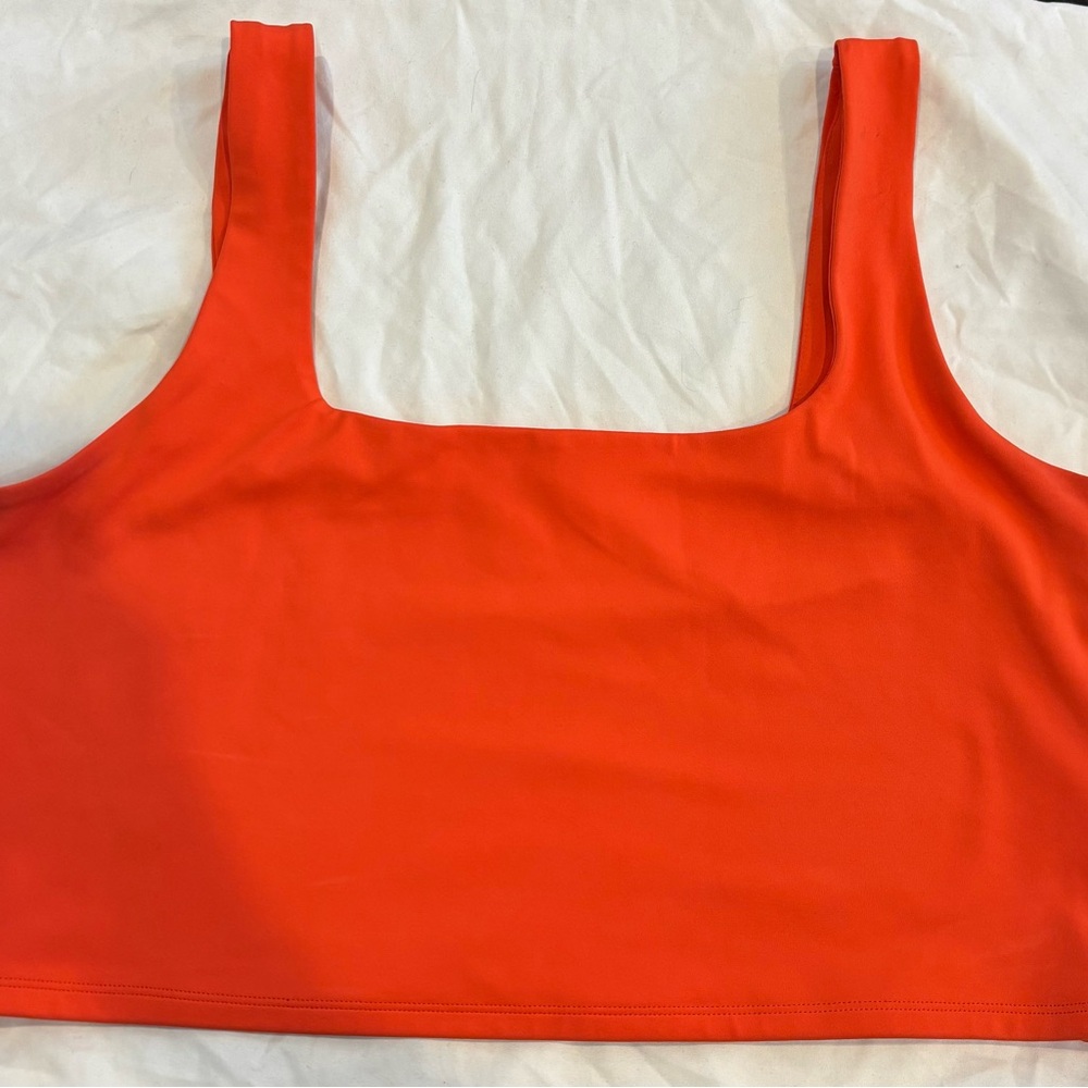 Express Orange Body Contour Top